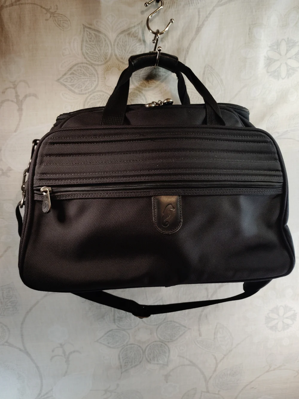 Atlantic Black Durable Weekender Travel/Carry-on /Crossbody Duffle Bag